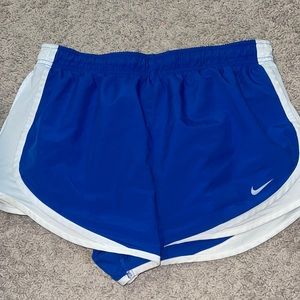 blue nike shorts